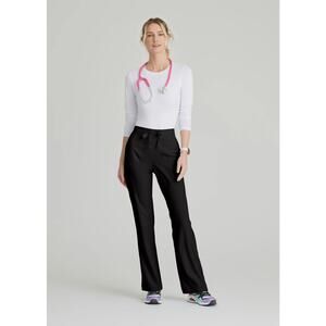 Barco/Skechers Reliance 3-Pocket Mid-Rise Straight Leg Pant Black Size S NWT